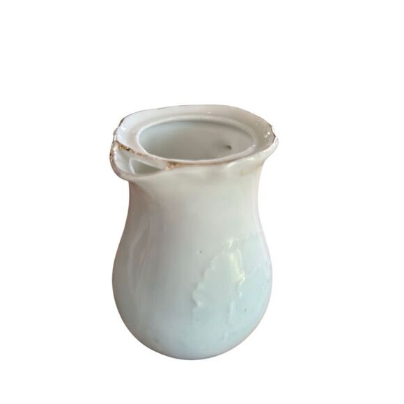 Vintage Cloud Creamer Gold Blue White 535 Mark 4 Inch Unique Collectors Piece - Picture 7 of 13